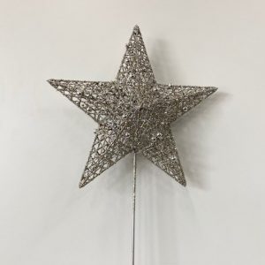 Champagne Tree Top Star - Large 30cm